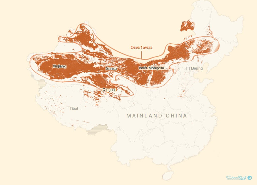 ابرپروژه انرژی تجدیدپذیر در بیابان‌های چین - آژانس مدیا و مارکتینگ ردی استودیو