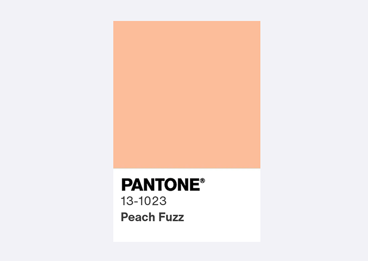 رونمایی از رنگ سال 2024 پنتون، هلویی مخملی peach fuzz - آژانس مدیا و مارکتینگ ردی استودیو